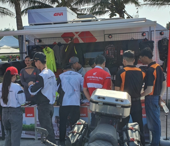 GIVI Vietnam was again as the partner of Honda Biker Day Event in Quy Nhon